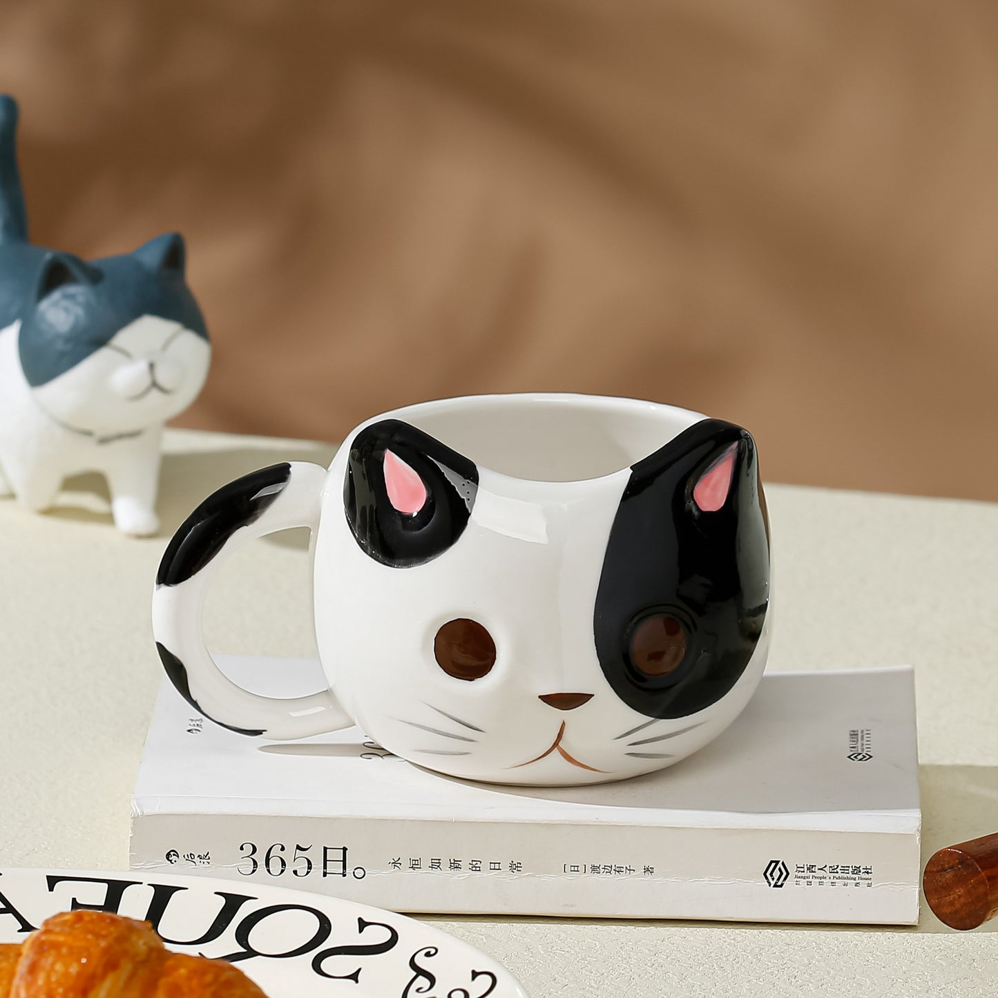 Cute Hand-painted Cute Cat Mug