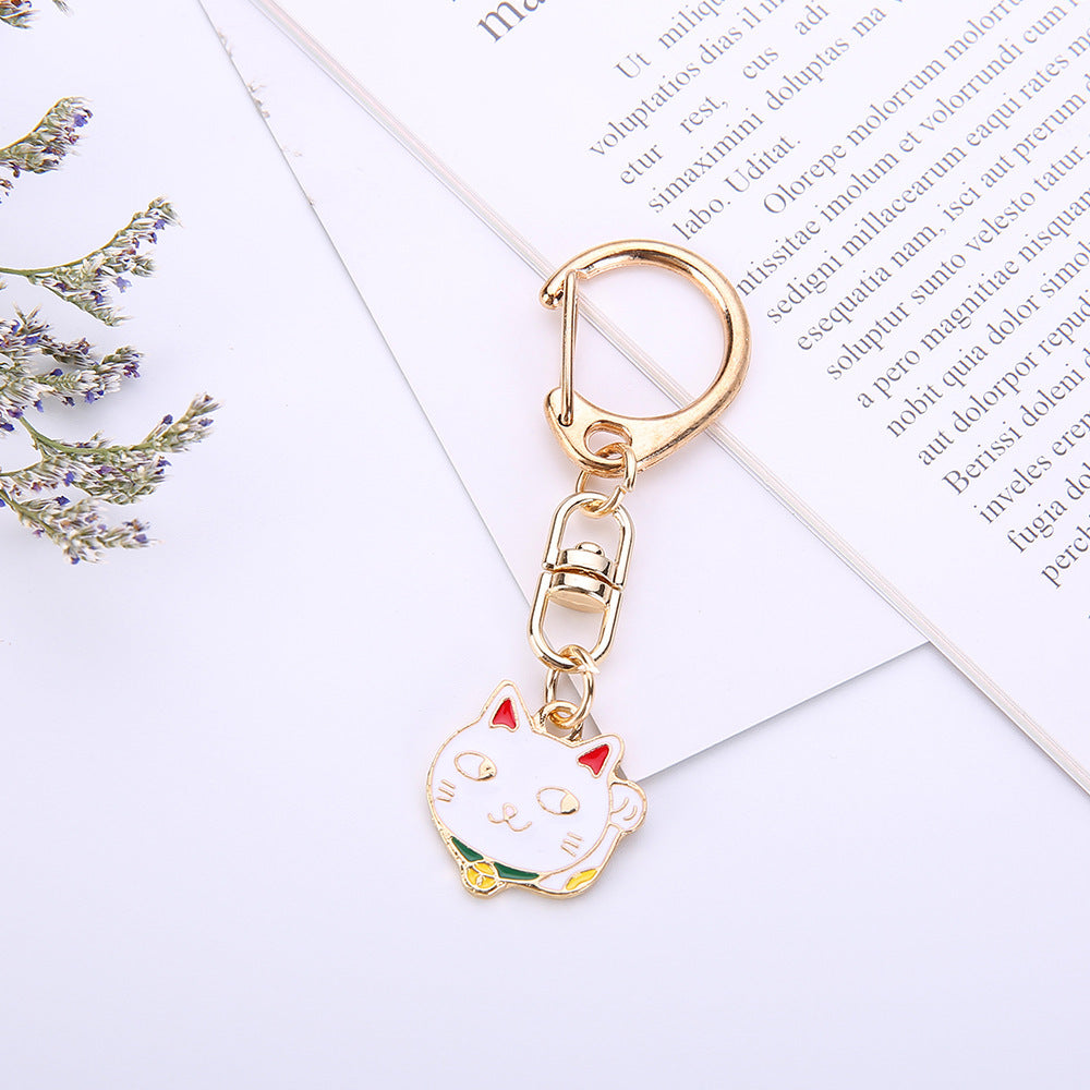 Pet Jewelry Keychain Painted Keychain Cute Dog Keyring