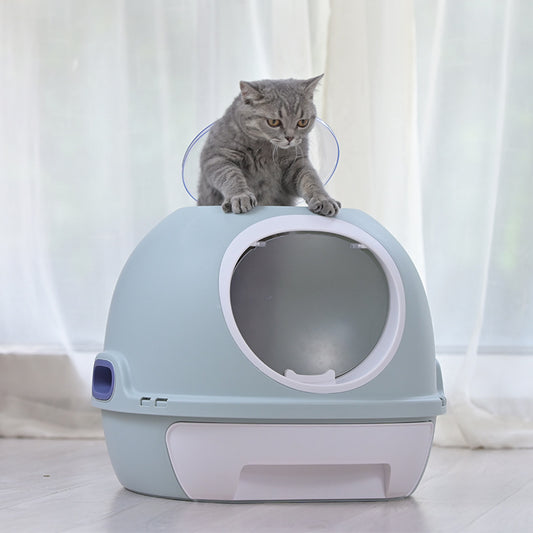 Troublemaker Top-in Fully Enclosed Litter Box