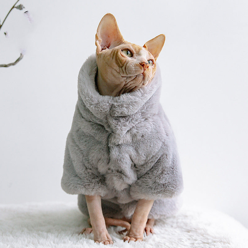 Hairless Cat Clothes For Autumn And Winter Are Thickened And Velvet