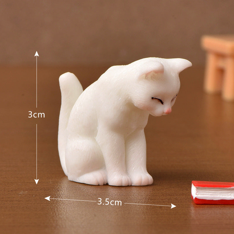 Home Fashion Mini Cat Decoration