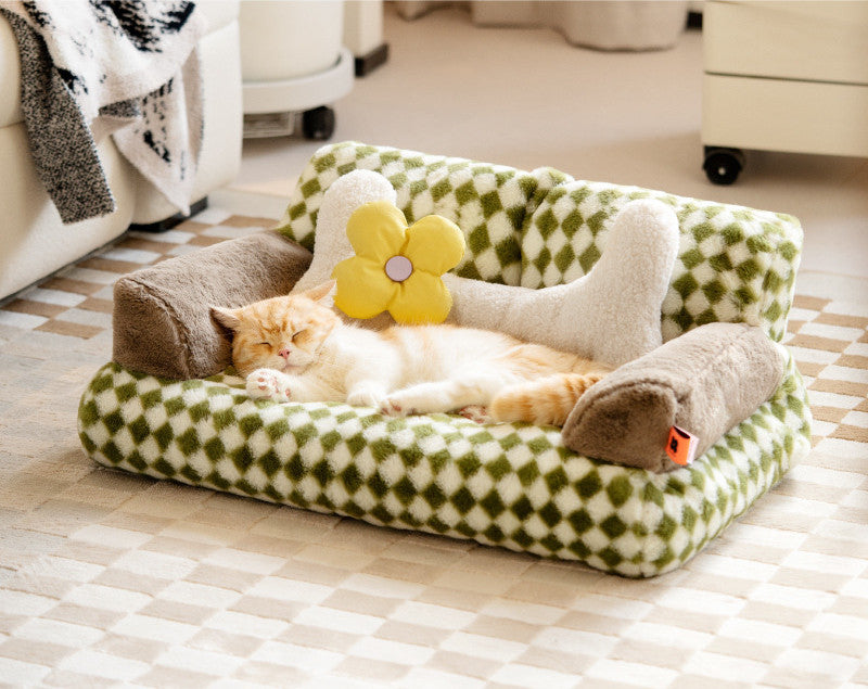 Cat Litter Bed Warm Removable Washable