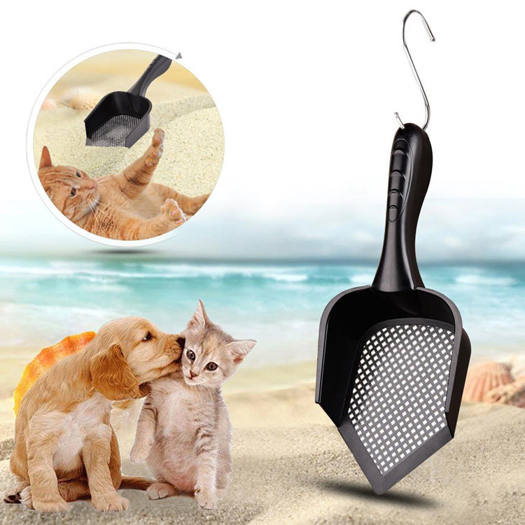 Plastic Shovel With Fine Holes For Cats, Litter Shovel With Small Holes, Toilet Picker, Pet Cleaning Supplies