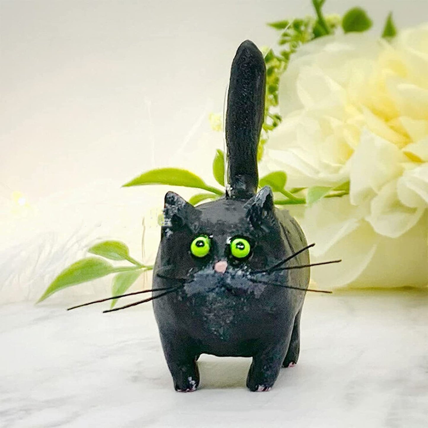 New Cute Cat Resin Crafts Decoration Pendant