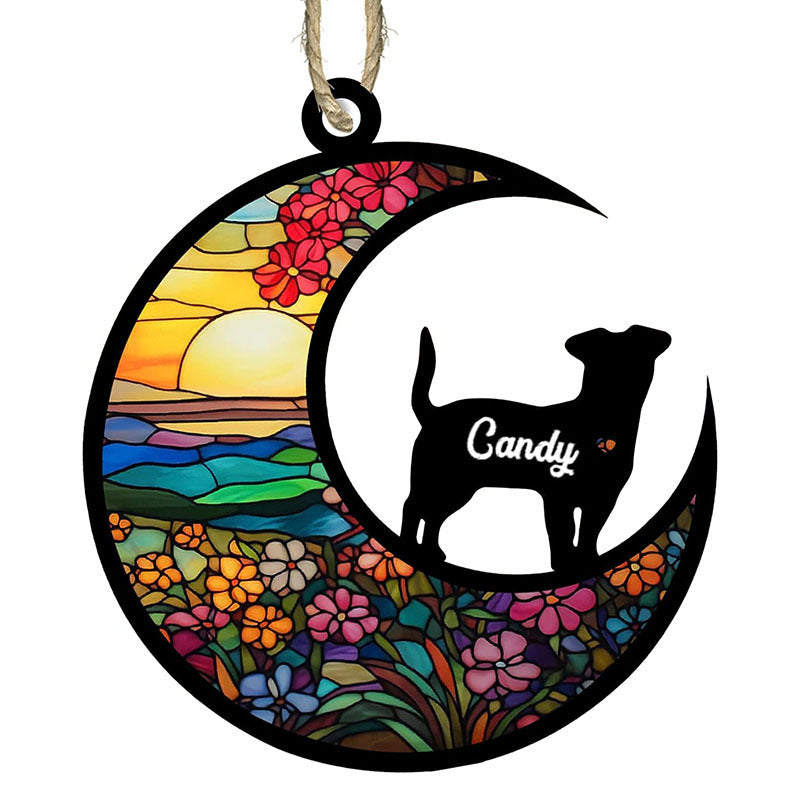 Cat Memorial Sunshine Harvest Halloween Pendant