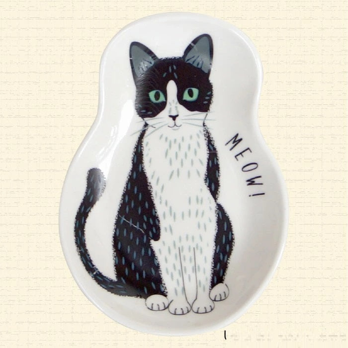 Cute And Cute Sanhua Cat Condiment Dish