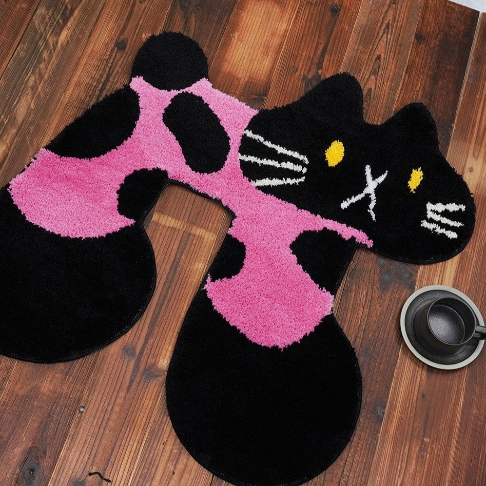 Home Fashion Statement Cat Flocking Carpet