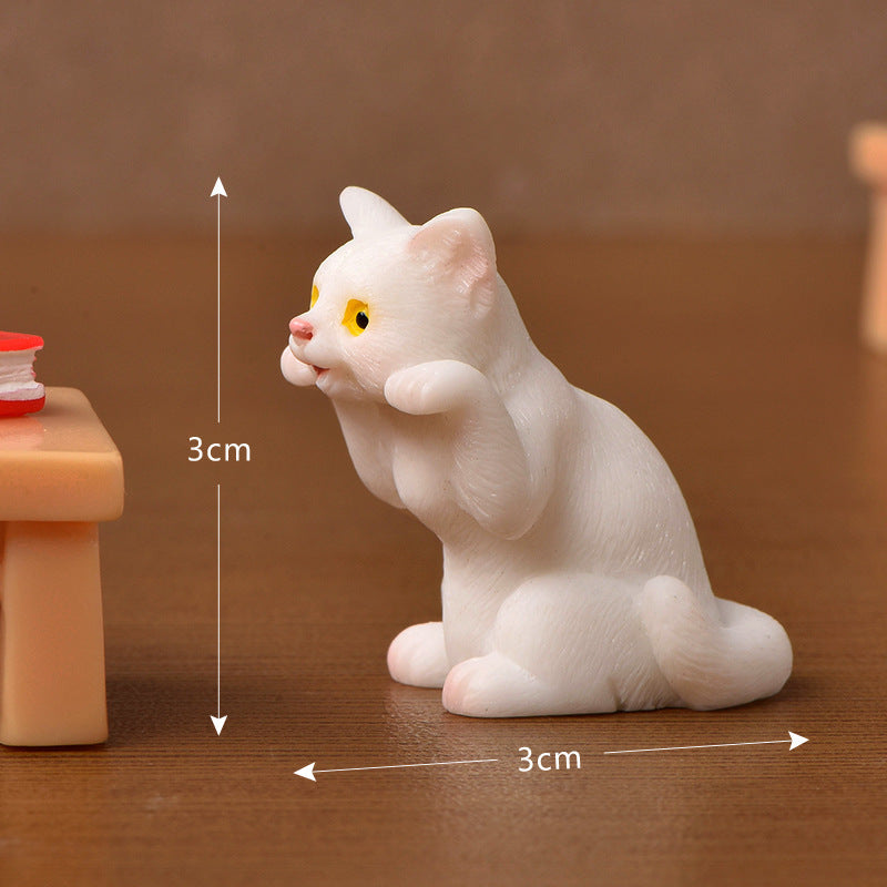 Home Fashion Mini Cat Decoration