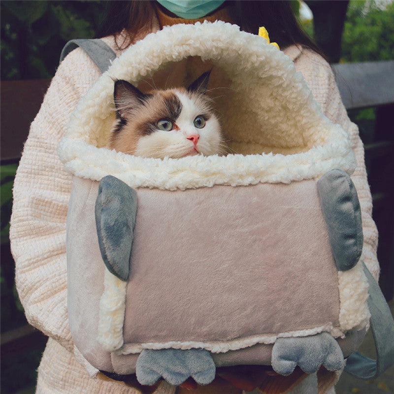 Shoulder Cat Backpack Cute Korean Dog