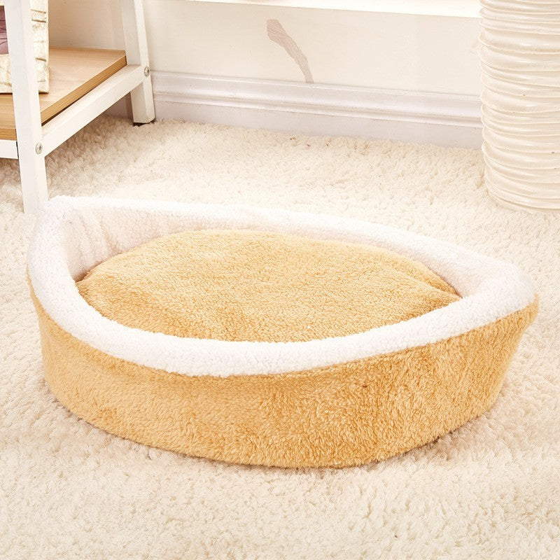 Removable cat litter dog kennel pet nest hamburger nest shell