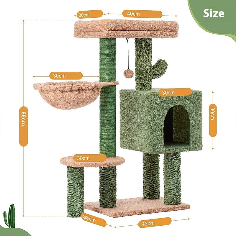 Small And Medium-sized Cat Covers An Area Of Kitten Shelf Jumping Platform Integrated Cat Climbing Frame