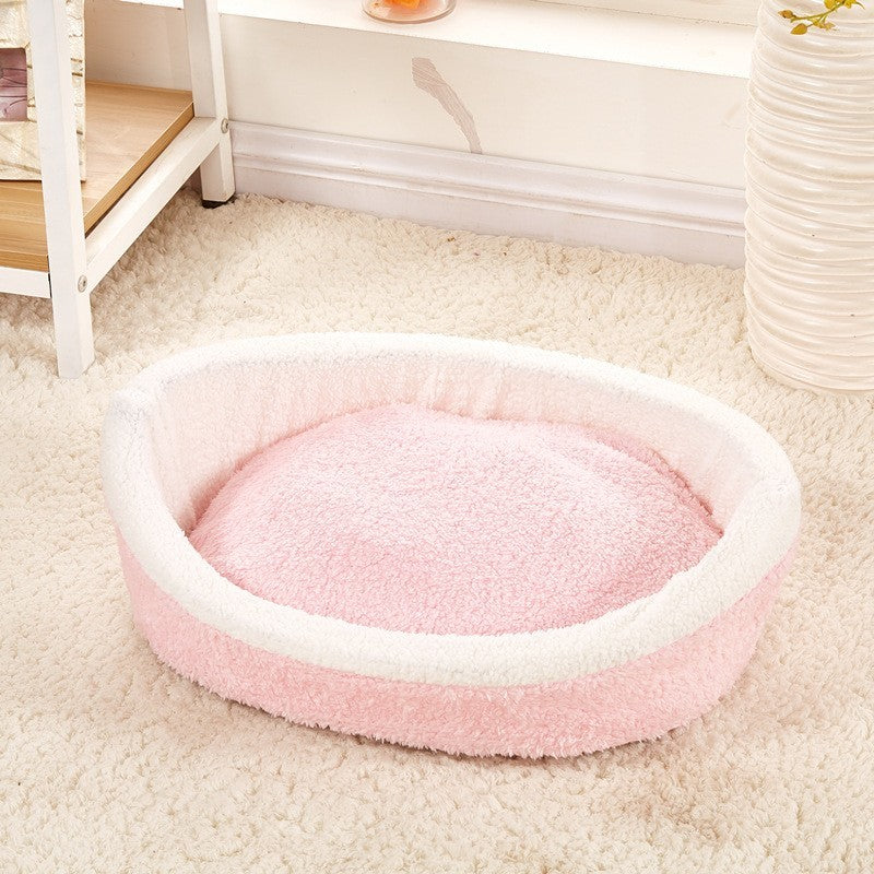 Removable cat litter dog kennel pet nest hamburger nest shell