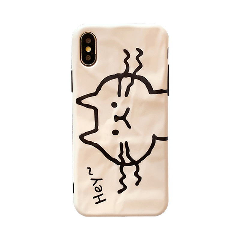 Compatible with Apple , Cute cat phone case