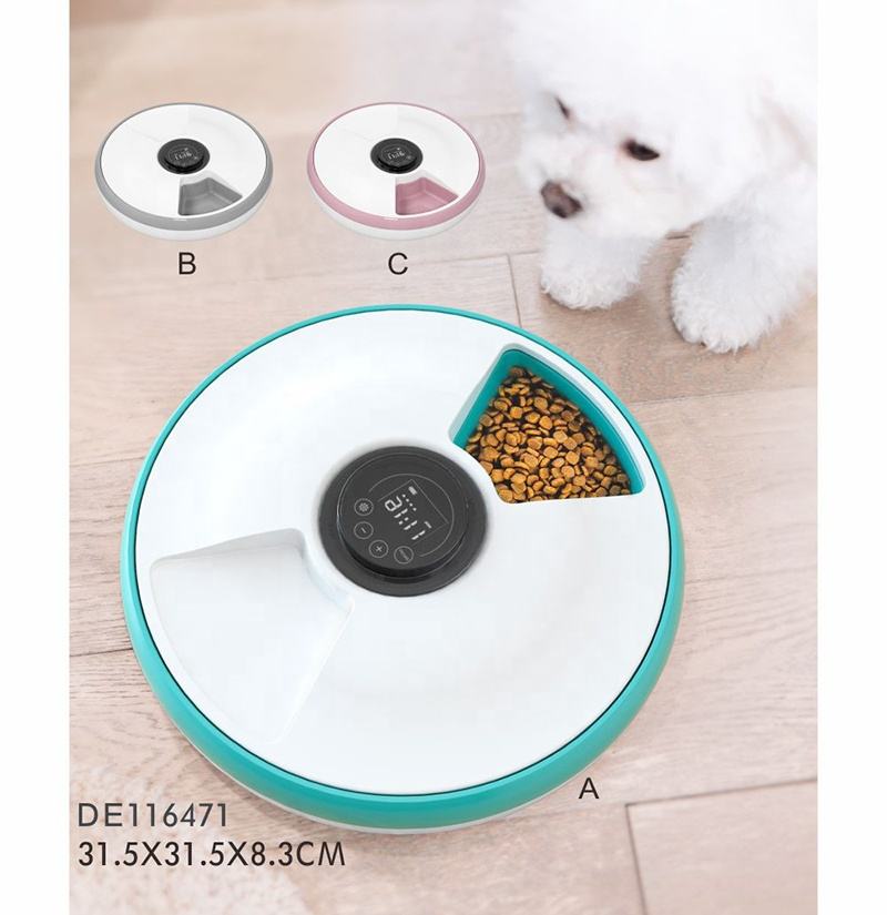 Smart Electronic Auto 6 Meal Trays Cat Bowl Timed Electric Automatic Pet Feeder