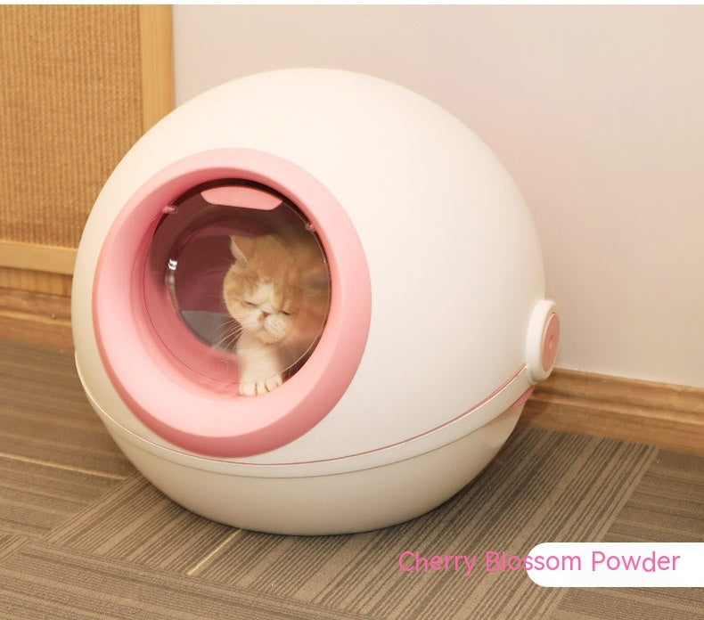 Fully Enclosed Litter Box Deodorant Cat Toilet