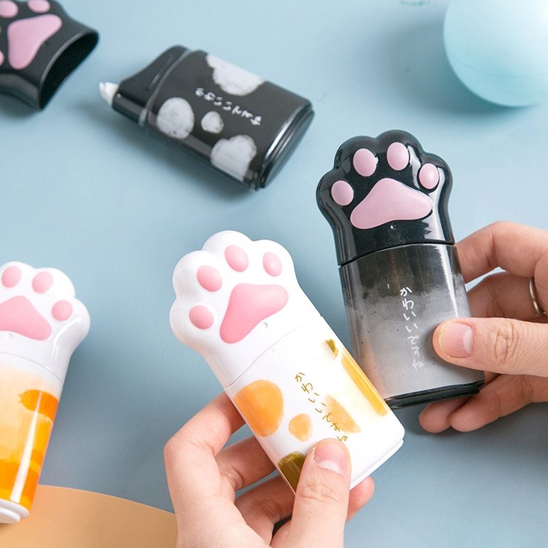 Cartoon cat claw correction tape