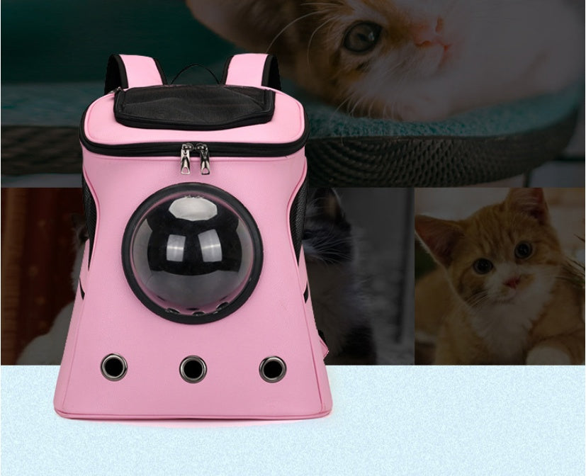 Large-capacity Pet Space Capsule Cat And Dog Outdoor Strap Backpack