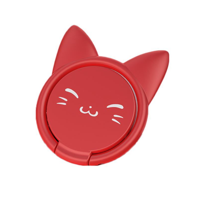 Magnetic seat ring frame car cute cat phone seat ring buckle