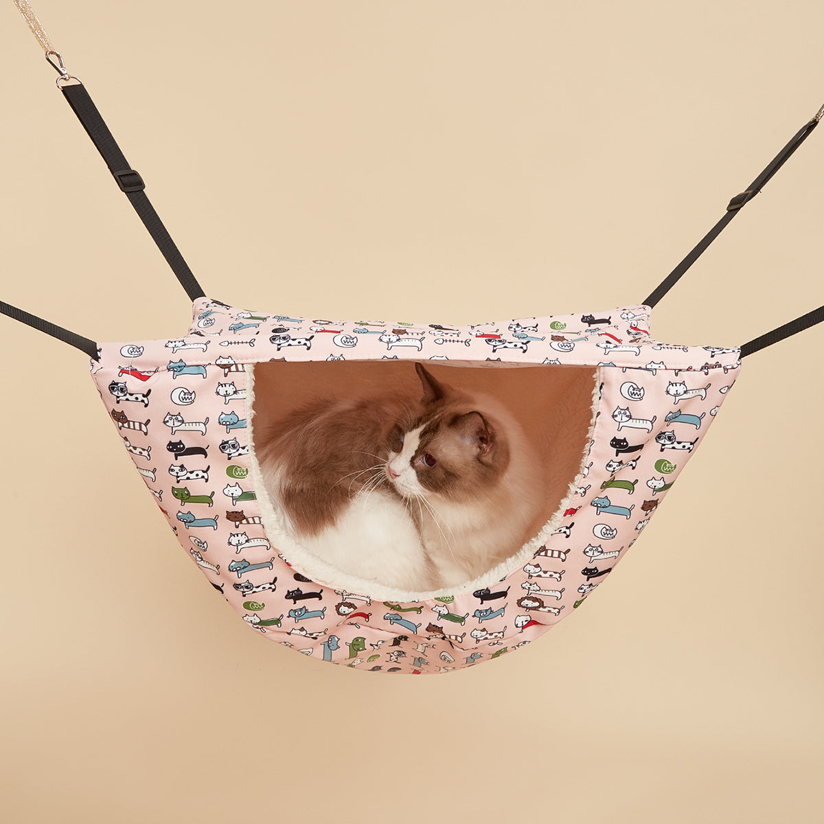 Pet Hammock Wall Dual-Use Toys Leisure Life Wear Resistant Nest Double-Layer New Cat Wall Hanging Cat Indoor Hanging