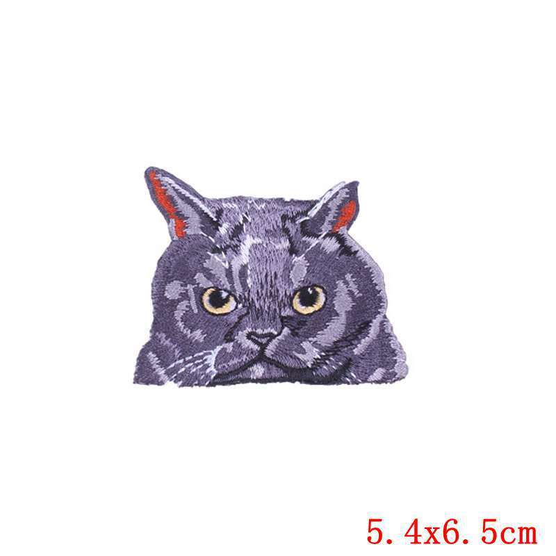 Pocket Embroidery Logo Clothing Cat Cloth Stickers