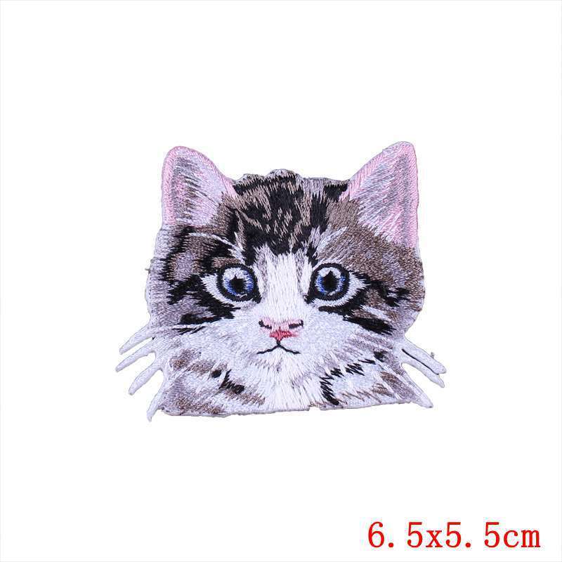 Pocket Embroidery Logo Clothing Cat Cloth Stickers