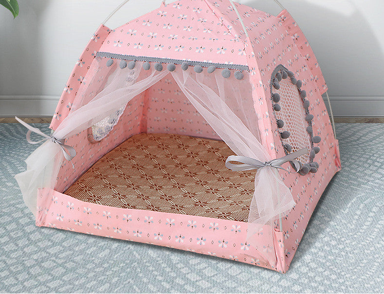 Summer Cat Litter, Dog Litter, Small Tent Litter Can Be Removed And Washed