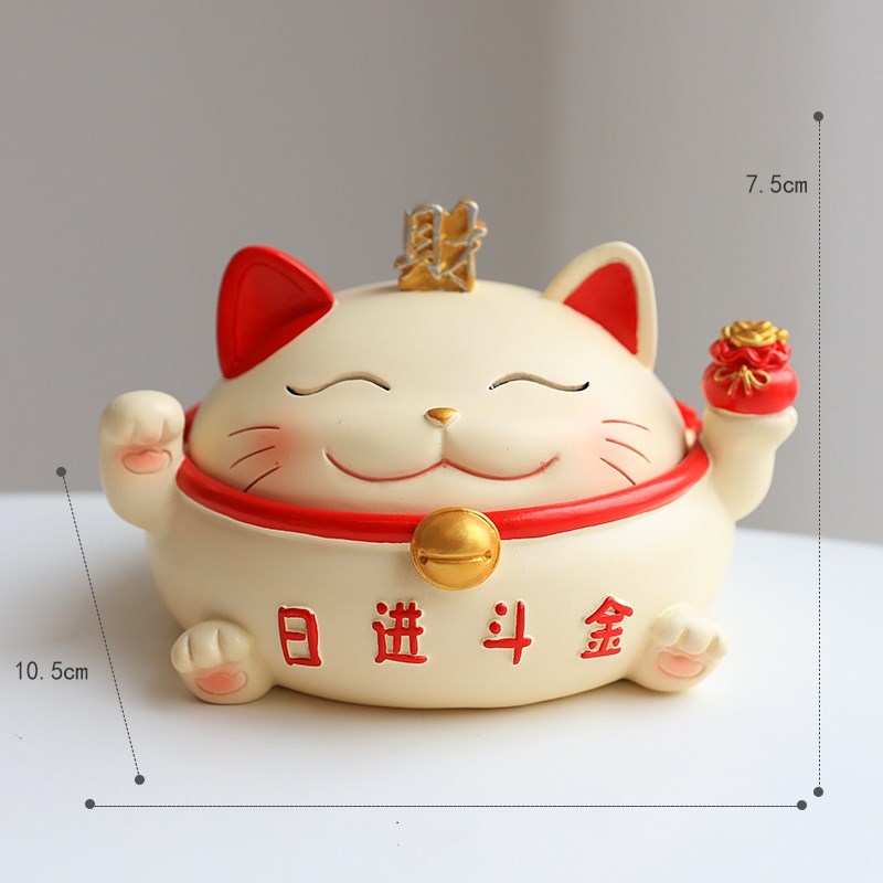 Creative Lucky Cat Ashtray Personality Trend Household