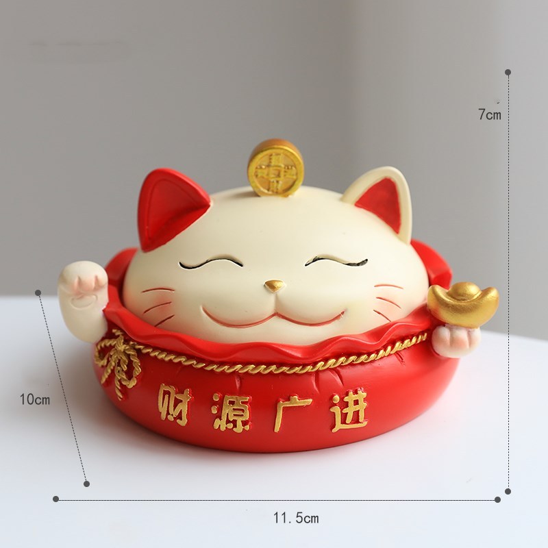 Creative Lucky Cat Ashtray Personality Trend Household