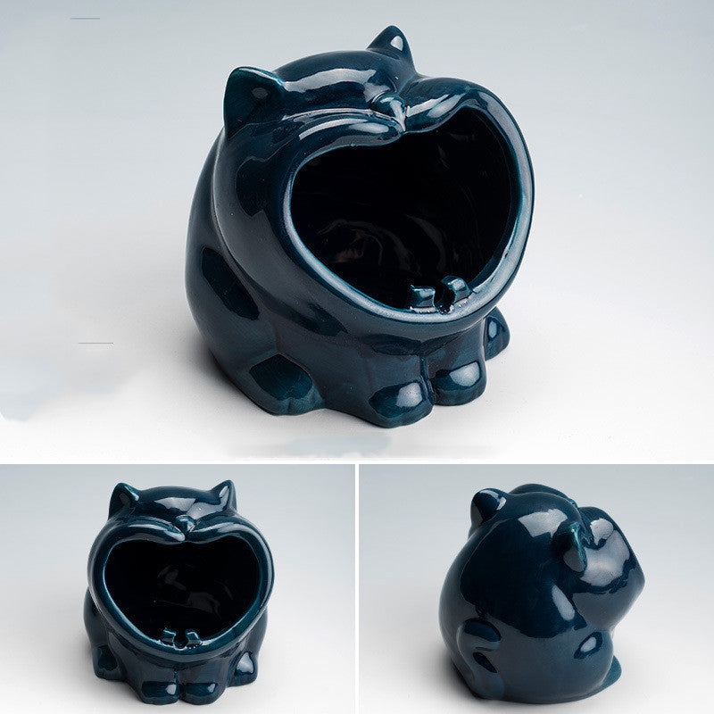 Tao Fan Creative Cute Cartoon Cat Ashtray