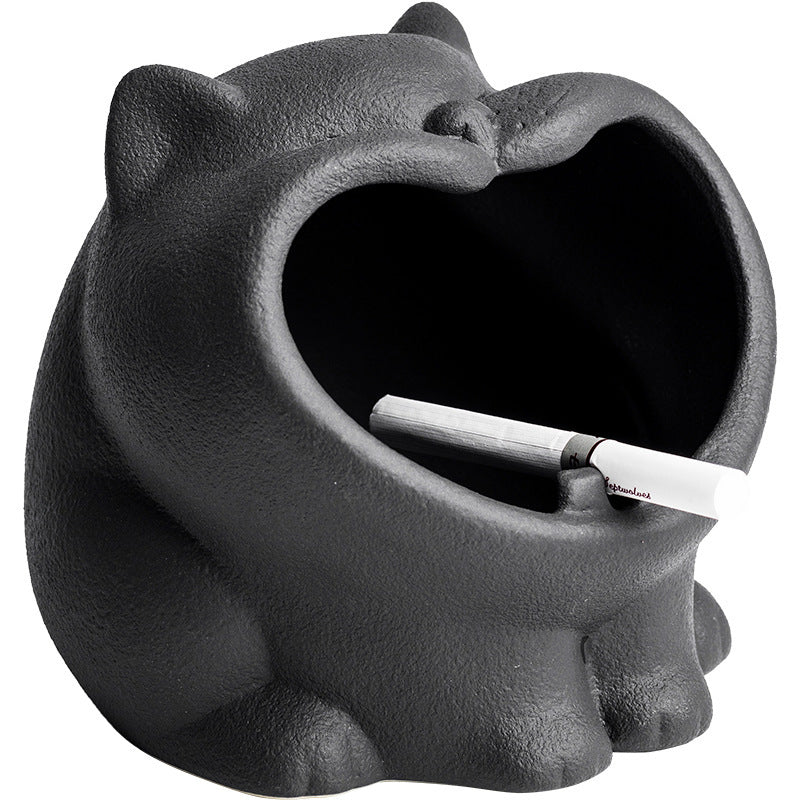 Tao Fan Creative Cute Cartoon Cat Ashtray