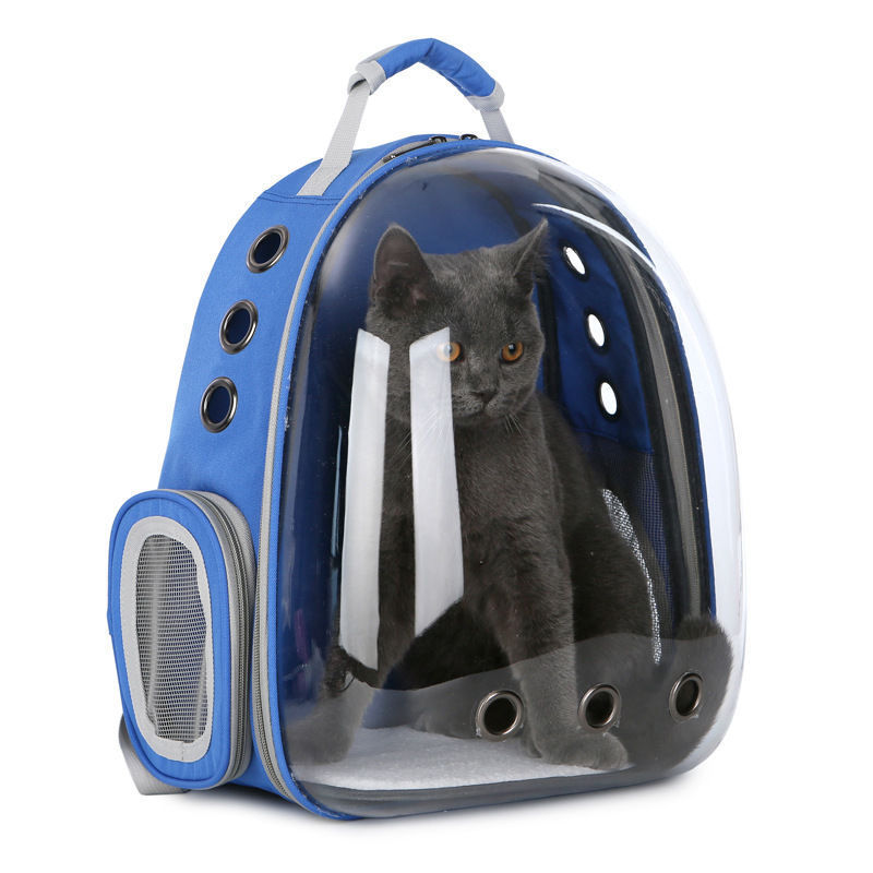 Cat And Dog Space Bag With A Large Backpack On The Chest