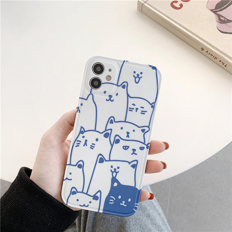 Cute Hand-painted Cat Suitable For Mobile Phone Case