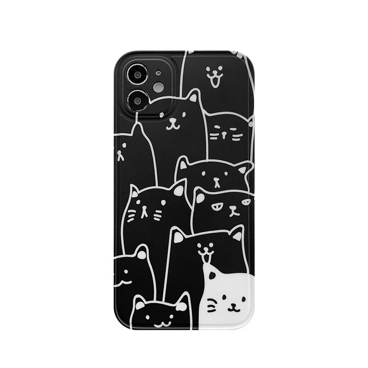 Cute Hand-painted Cat Suitable For Mobile Phone Case