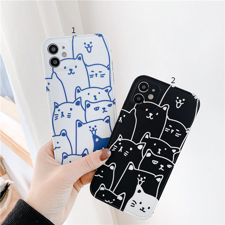 Cute Hand-painted Cat Suitable For Mobile Phone Case