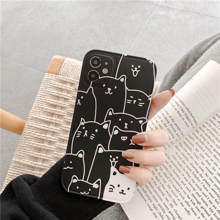 Cute Hand-painted Cat Suitable For Mobile Phone Case