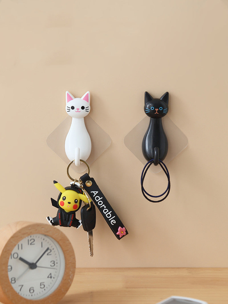 Cartoon Cat Cute Wall Home Door Sticky Hook