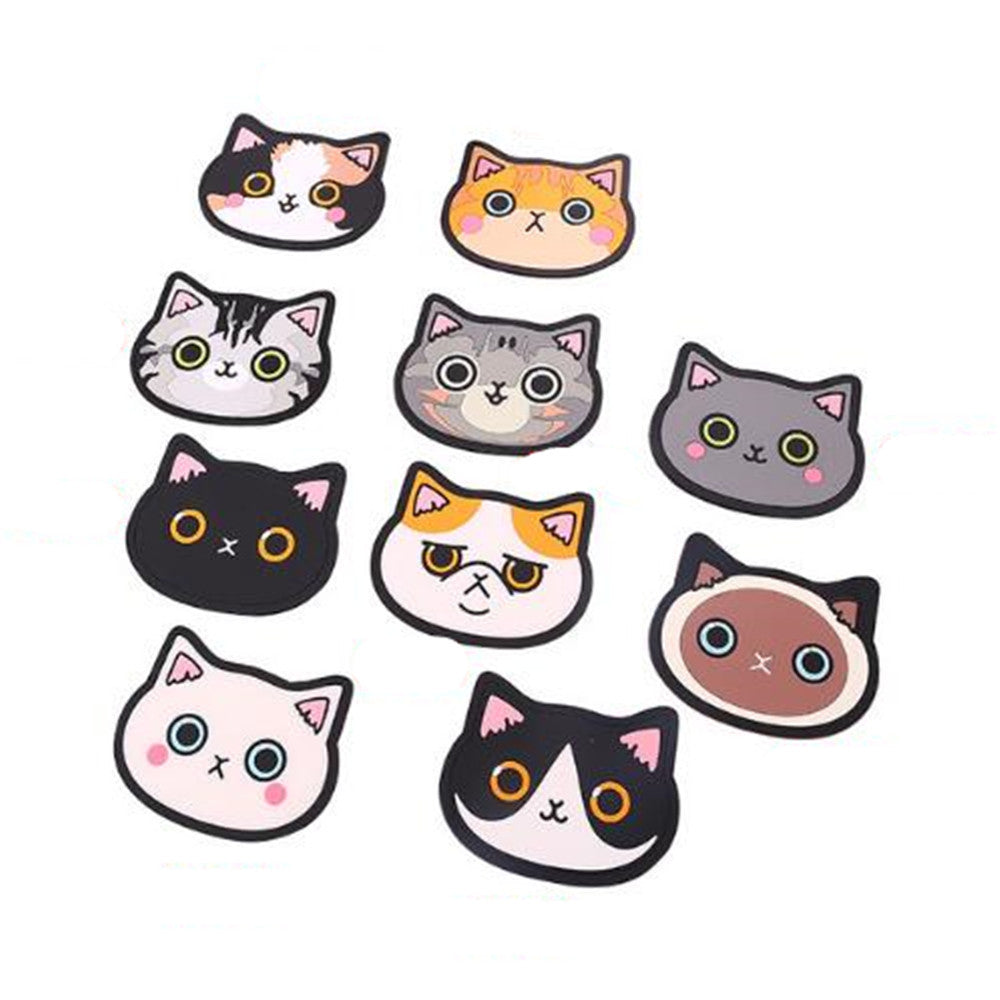 Cute Cat Thermal Insulation Non-slip Silicone Coaster