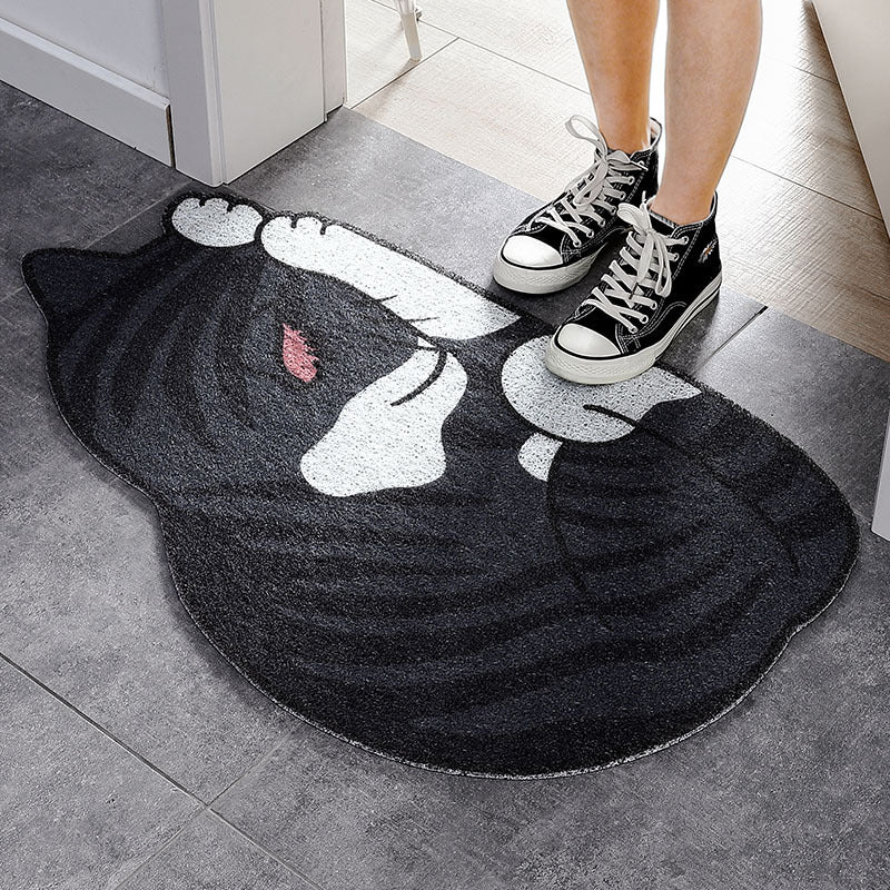 Cartoon Cat Shape Porch Wire Enclosure Mat