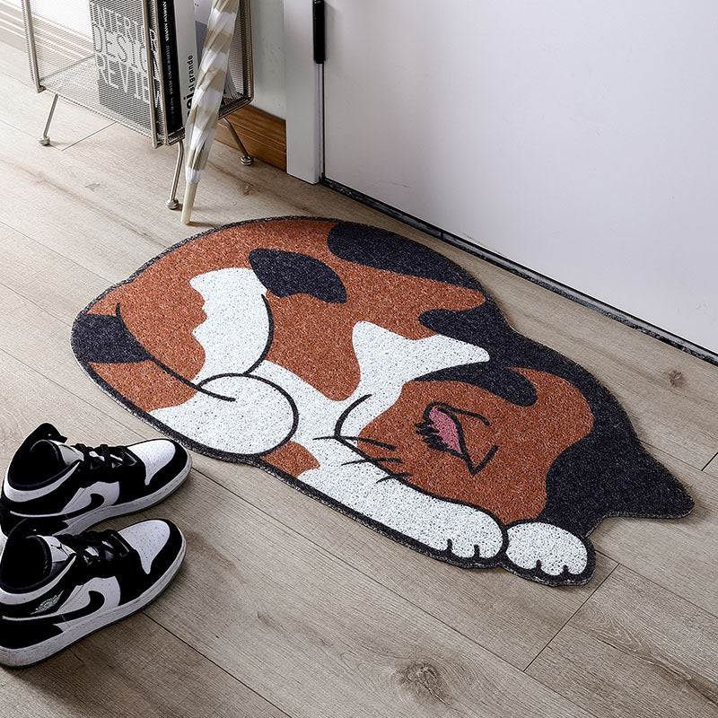 Cartoon Cat Shape Porch Wire Enclosure Mat