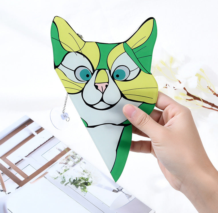 Stained Glass Cat Window Hanger Decoration