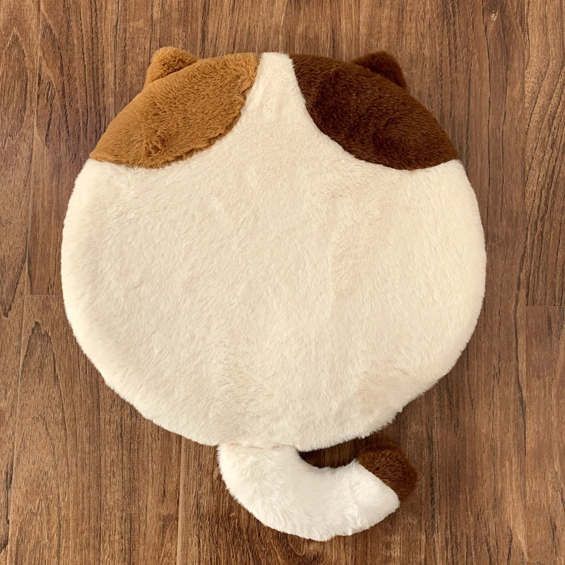 Cute Rabbit Fur Cat Cushion