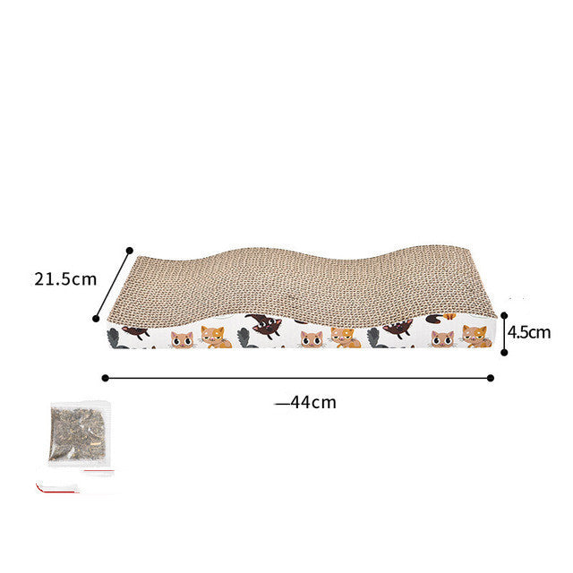 Anti-Dandruff And Multifunctional Wear-resistant Corrugated Paper Litter Cat Toy