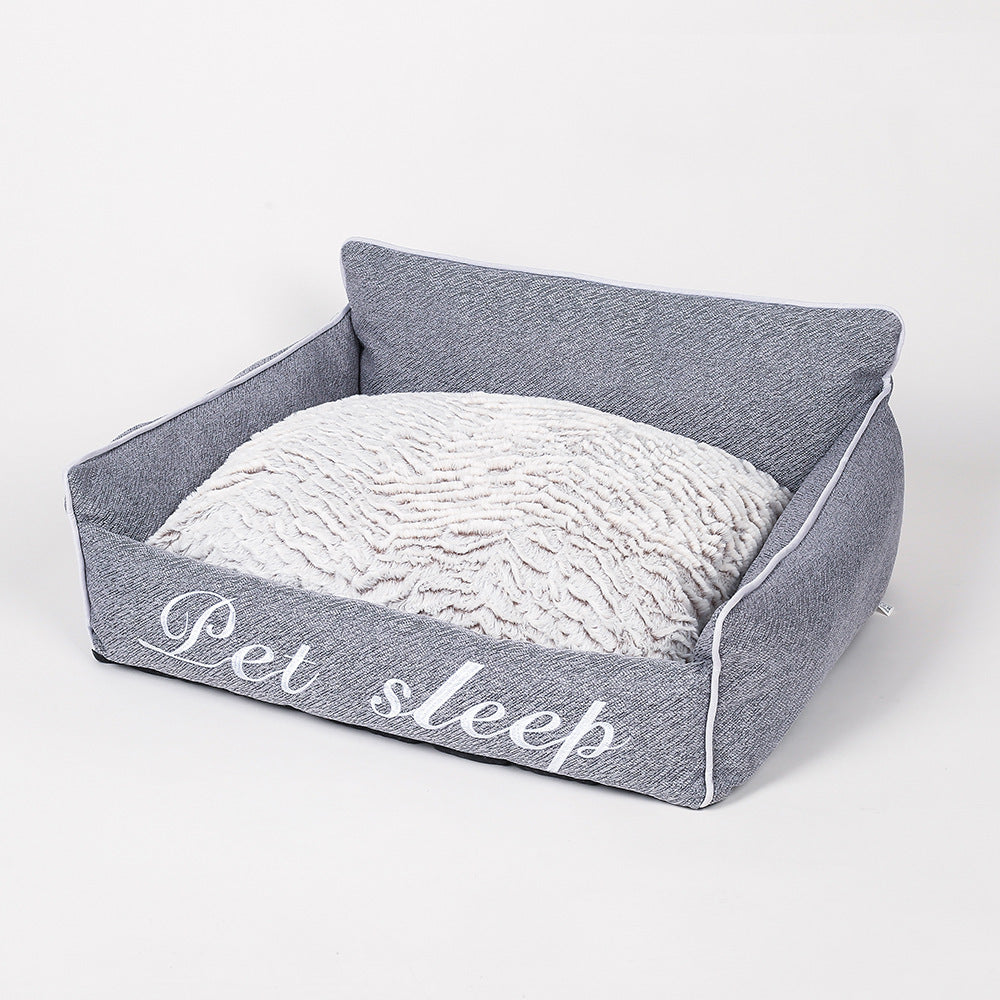 Warm cat litter kennel pet bed