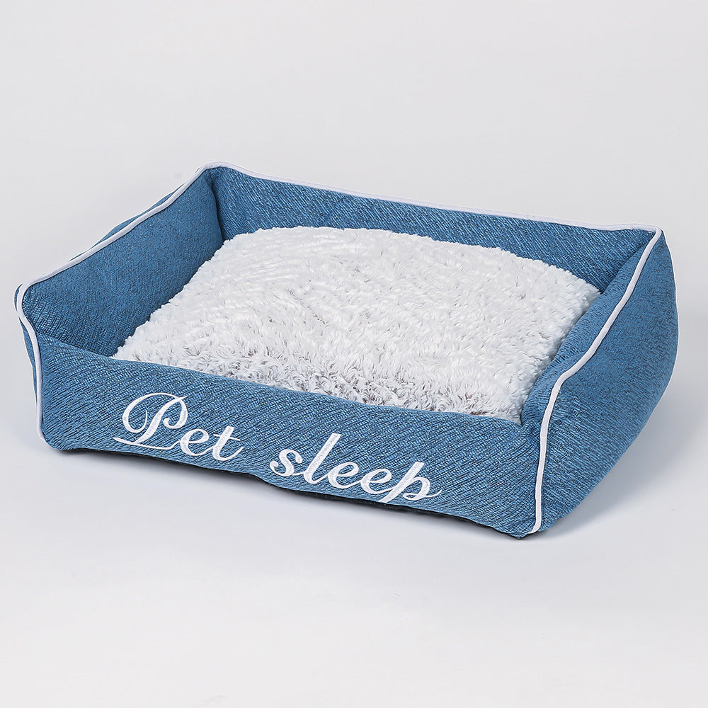 Warm cat litter kennel pet bed