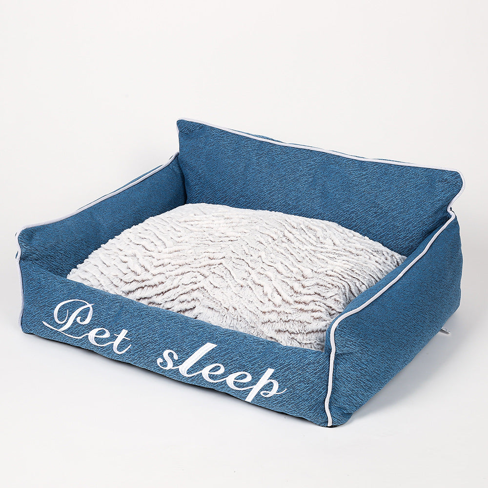 Warm cat litter kennel pet bed