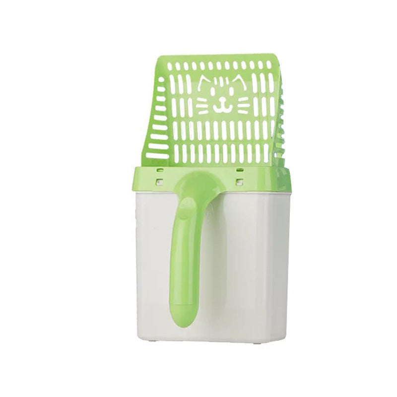 All-In-One Plastic Cat Litter Spatula Cleaning Kit Pet Poop Handler