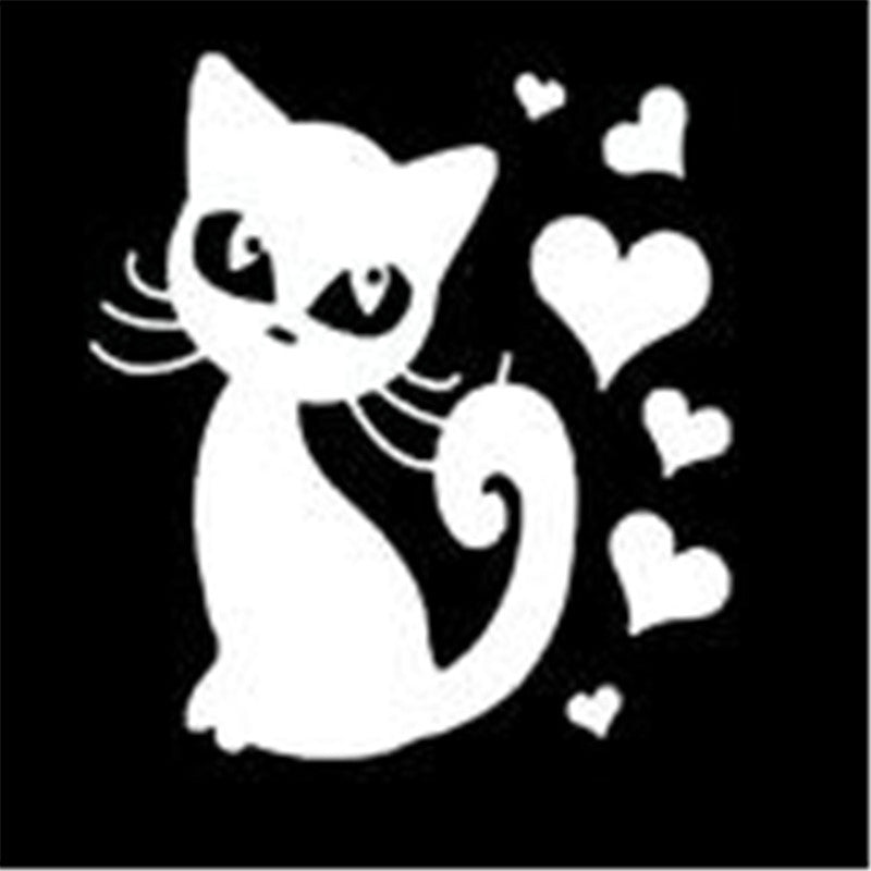 Car Stickers Funny Cat Love Vinyl Decal Style