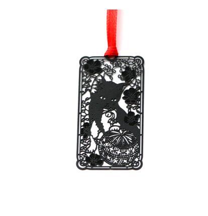 Black Cat Metal Series Bookmark