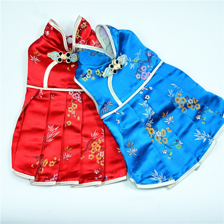 Pet Cat Clothes Cat Clothes Teddy Dog Clothes New Spring, Summer And Autumn Dress