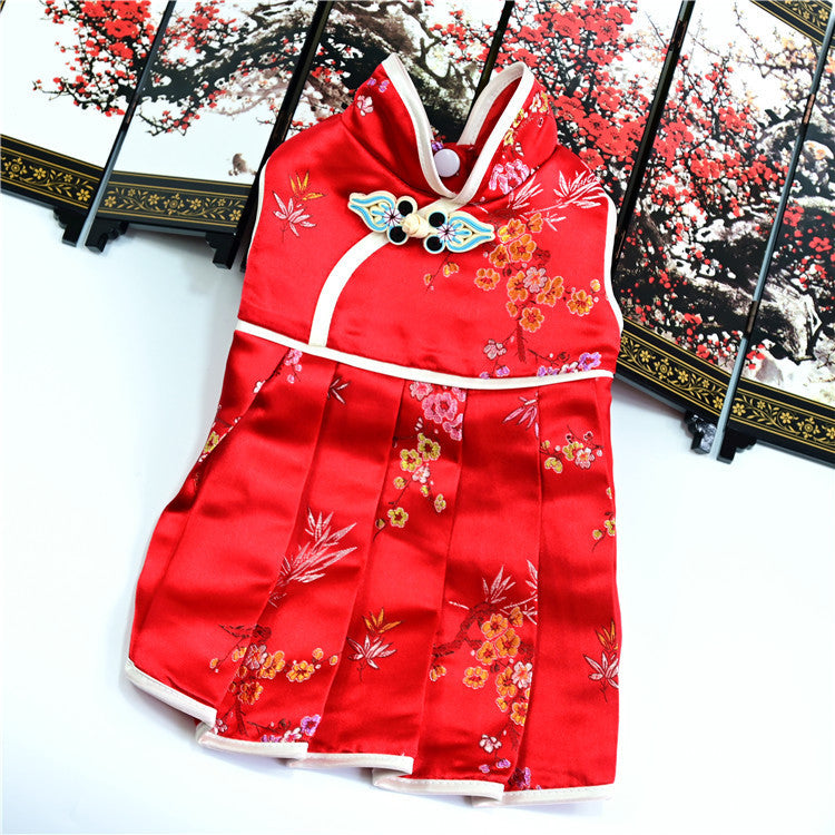 Pet Cat Clothes Cat Clothes Teddy Dog Clothes New Spring, Summer And Autumn Dress